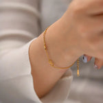 18K Gold Infinity Symbol Bracelet - QH Clothing