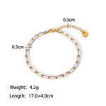 18K Gold Inlaid Zircon Design Bracelet - QH Clothing