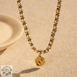 18K Gold Irregular Pearl Pendant Necklace - QH Clothing