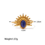 18K Gold Lapis Lazuli Ring - QH Clothing