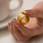 18K Gold Lava Flow Ring - QH Clothing