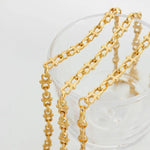 18K Gold Link Chain Bracelet & Necklace - QH Clothing