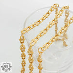 18K Gold Link Chain Bracelet & Necklace - QH Clothing