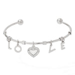 18K Gold Exquisite Fashion LOVE Matching Heart Design Bracelet - QH Clothing