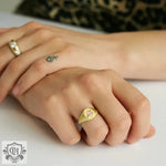 18K Gold Love Open Ring - QH Clothing