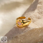 18K Gold Love Open Ring - QH Clothing