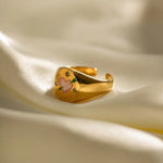 18K Gold Love Open Ring - QH Clothing