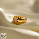 18K Gold Love Open Ring - QH Clothing