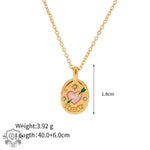 18K Gold Love Pendant Necklace - QH Clothing