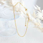 18K gold noble simple design versatile anklet - QH Clothing