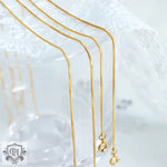 18K gold noble simple design versatile anklet - QH Clothing