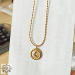 18K Gold Moon Pendant Necklace - QH Clothing