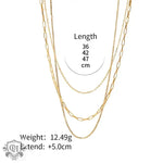 18K Gold Multi-Design Retro Necklace - QH Clothing