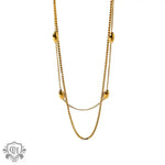 18K Gold Multi-Design Retro Necklace - QH Clothing