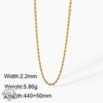 18K Gold Multi-Design Retro Necklace - QH Clothing