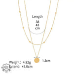 18K Gold Multi-Design Retro Necklace - QH Clothing