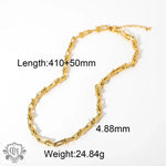 18K Gold Multi-Design Retro Necklace - QH Clothing