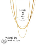 18K Gold Multi-Design Retro Necklace - QH Clothing