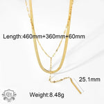 18K Gold Multi-Design Retro Necklace - QH Clothing