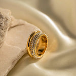 18K Gold Multi-Layered Ring - QH Clothing