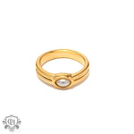 18K Gold Pearl Inlaid Ring - QH Clothing