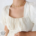 18K Gold Pearl & Pendant Tassel Necklace - QH Clothing