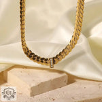 18K Gold Plated Chain Necklace - QH Clothing