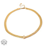 18K Gold Plated Chain Necklace - QH Clothing