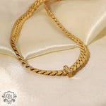 18K Gold Plated Chain Necklace - QH Clothing