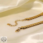 18K Gold Plated Chain Necklace - QH Clothing