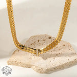 18K Gold Plated Chain Necklace - QH Clothing