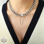 18K Gold Plated Chain Necklace & Bracelet - QH Clothing