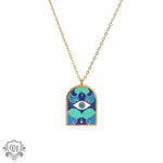 18K Gold Plated Evil Eye Necklace - QH Clothing