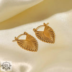 18K Gold Plated Heartbeat Earrings - QH Clothing