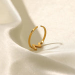 Versatile 18K Gold Plated Heartbeat Ring -  QH Clothing