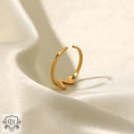 Versatile 18K Gold Plated Heartbeat Ring -  QH Clothing