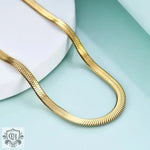 Luxurious 18K Gold Plated Serpent Chain Necklace -  QH Clothing