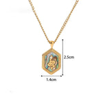 18K Gold Plated Snake Diamond Pendant Necklace - QH Clothing