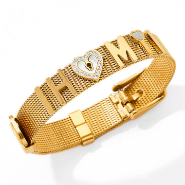 18K trendy fashion HM matching strap design light luxury style bracelet - QH Clothing