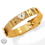 18K trendy fashion HM matching strap design light luxury style bracelet - QH Clothing