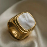 18K Gold-Plated Zircon Rings - QH Clothing