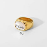 18K Gold-Plated Zircon Rings - QH Clothing