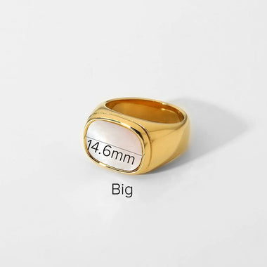 18K Gold-Plated Zircon Rings - QH Clothing