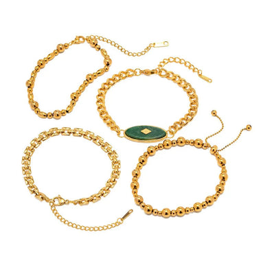 18K Gold Retro Fashion Versatile Bracelets - QH Clothing