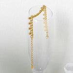 18K Gold Round Beaded Chain Bracelet - QH Clothing