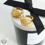 18K Gold Seashell Inspired Ring - QH Clothing