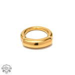 18K Gold Simple Bar Ring - QH Clothing