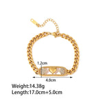 18K Gold Simple Diamond Heart/Star Design Bracelet & Necklace - QH Clothing