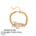 18K Gold Simple Diamond Heart/Star Design Bracelet & Necklace - QH Clothing