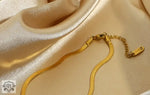 18K Gold Snake Chain Anklet - QH Clothing